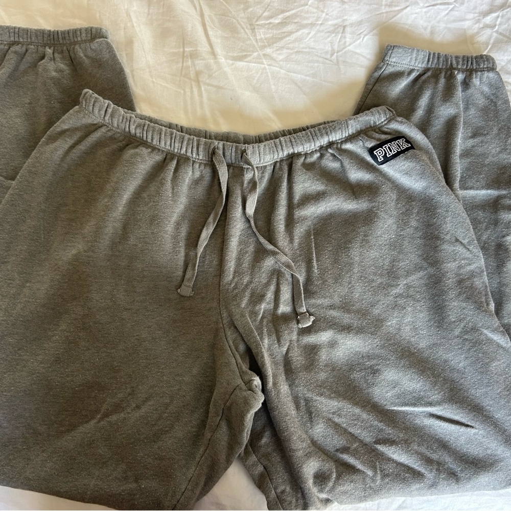 Pink Gray Sweatpants